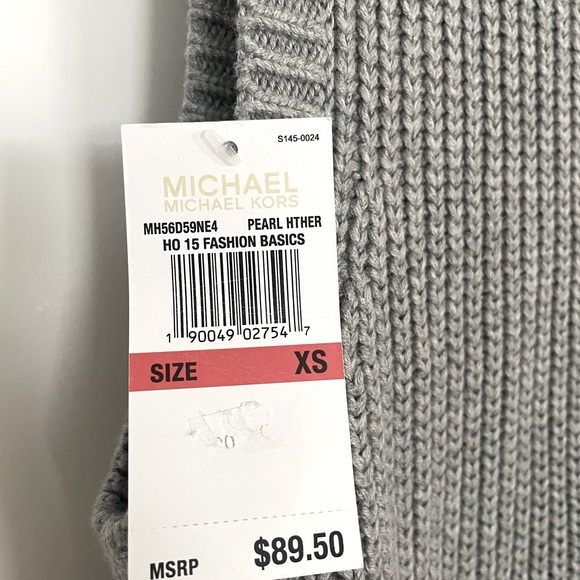 Michael Kors Turtle Neck Sleeveless Sweater NWT SZ. XS - Picture 4 of 6